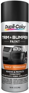 Dupli-Color ETB101000 Trim and Bumper Spray Paint - Black -11 oz. Aerosol Can