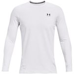 Under Armour mens ColdGear Armour Fitted Crew , White (100)/Black , Large