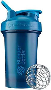 BlenderBottle Classic V2 Shaker Bottle Perfect for Protein Shakes and Pre Workout, 20-Ounce, Ocean Blue