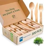 100% Compostable Cutlery Set - 300 