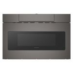 SHARP SMD2477AHC 24” Built-In Microwave Drawer Oven 1.2 cu. ft., Black Stainless Steel, Hidden Control Panel, Sensor Cook, Reheat, Auto Defrost, Keep Warm, Melt, Soft, Warm Options, Child Lock