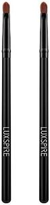 Luxspire Cepillo Labial 2PCS,Professional pinceles para labios, Lápiz labial aplicadores de brillo Aplicadores de brillo maquillaje delineador de labios cosméticos maquillaje herramientas, Negro