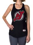 Calhoun NHL Ladies Distressed Flowy Racerback Cover Up (New Jersey Devils, XX-Large)