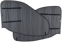 VANLUSIS Magnetic Insulated Front Door Window Covers (Pair) for 2015-2025 Ford Transit Van Medium and High Roof, Blackout Stealth Camping Window Sun Shade- Dark Gray