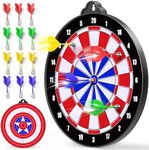 Magnetic Dart Board for Kids - 12pc