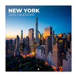 Grupo Erik Wall Calendar 2025 - New York | 12" x 12" Square Calendar 2025, Wall Planner 2025, Family Planner Calendar 2025 | New York Calendar 2025, New York Gifts