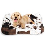 ULIGOTA Small Dog Bed Washable Pet Bed for Puppy/Cats Soft Crate Mattress Pet Pillow Cushion for Crate