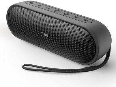 Tribit XSound Plus 2 30W 5.3 Bluetooth Wireless Speakers,Powerful Louder Stereo Sound with Bass-Enhanced XBass Function,24H Playtime,IPX7 Waterproof,Built in Mic,150ft BT Range for Home/Outdoor,Black