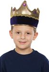 Dress Up America Kings Crown for Kids - Royal Prince Costume Crown - One Size Fits Most