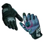 Tiivra Street Riding Gloves-High-Tech Pvc Knuckle Protector,Abrasion-Resistant Fabric,Ventilated Summer Riding,Motorcycle Racing,Touchscreen Compatible,Ideal For Urban And City Riders(Nighthawk,Large)