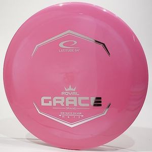 Latitude 64 Grace (Royal Grand) Distance Driver Golf Disc, Pick Weight/Color [Stamp & Exact Color May Vary] Pink 175-176 Grams