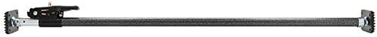 CARGOSMART Adjustable Ratcheting Cargo Bar – Size Adjusts from 40” to 70” Wide – Secures Cargo in Back of Pick-Up, SUV or Box Trailer – Heavy-Duty Steel Construction - Easy Install