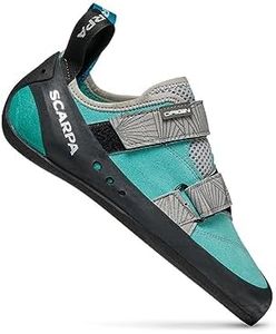 SCARPA Women's Origin Rock Climbing Shoes for Gym and Sport Climbing - Low-Volume, Women's Specific Fit - Maldive/Black - 7-7.5