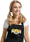 Custom Wonder Mom Kitchen Apron for Mom, Personalized Aprons for Chef Baker - Customized Cooking Apron for Women - Custom Wonder Woman Apron Gift for Mom, Girlfriend- Ideal Gift for Mother's Day