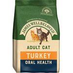 James Wellbeloved Adult Oral Health Turkey 4 kg Bag, Hypoallergenic Dry Cat Food