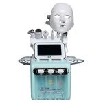 Hydrogen Oxygen Beauty Machine, 7 In 1 Water Oxygen Hydra-facial Beauty Machine with LED Facial Mask, Multifunctional Small Bubble Device for Deep Face Cleansing SPA, Peeling Hydro Dermabrasion