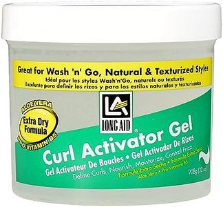 Ampro Long-Aid Activator Gel - Enriched with Aloe Vera, Protein, and Vitamin B Complex - Brings Essential Moisture to Strands - Defines Your Natural Curls - Extra Dry - 32 oz