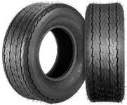 GarveeTech 2 PCS Trailer Tires, 20.5-8 205-8 205 8 10PR Trailer Tires With 10'' Rim, Load Range E 205/8 Premium Trailer Tires For Different Agricultural Terrains Towing