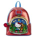 Loungefly Backpacks Hello Kitty 50th Anniversary Coin Bag Mini Backpack Red