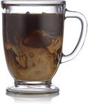 Libbey Kona Glass Coffee Mugs, 16-o