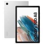 Samsung Galaxy Tab A8 10.5 I Single-SIM I 64GB + 4GB RAM I WiFi + Cellular Tablet I International Model I X-205 I Silver