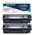 LCL Compatible for Canon CRG-104 FX-9 FX-10 (2-Pack,Black) Toner Cartridge for Canon ImageClass D420 D480 D450 MF4100 MF4150 MF4270 MF4350d MF4370dn; Canon FAXPHONE Printer L90 L120 LBP-2900 LBP-3000