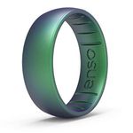 Enso Rings Classic Legend Silicone Ring – A Silicone Ring Made in The USA – an Ultra Comfortable, Breathable, and Safe Silicone Ring – Men's and Women's Silicone Wedding Ring (Dragon, 7)