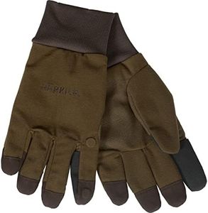Härkila | Retrieve HWS gloves | Professional Hunting Clothes & Equipment | Scandinavian Quality Made to Last | Dark warm olive, L