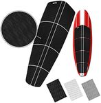 BPS 12-Piece SUP Traction Pad (EVA Foam - 3M Sticker) - Charcoal Black