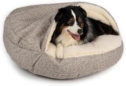 Snoozer Luxury Microsuede Cozy Cave Pet Bed, Show Dog Collection, Extra Large, Merlin Linen