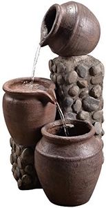 Peaktop - Fontaine d'eau de fontaine de pompe de cascade de jardin de décoration extérieure Caractéristique de l'eau VFD8210