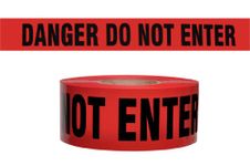 Swanson BT3100RDGRDNE3 3-inch by 1000-Feet 3-MIL Barricade Tape with Danger Do Not Enter Red/Black Print