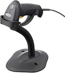 Zebra Symbol LS2208 Handheld 1D Barcode Scanner (Black), Includes Stand, and USB Cable (w/o RS232 Cable)