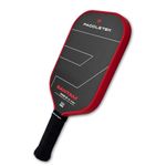 Paddletek Bantam TKO-C 12.7mm - Professional Pickleball Paddle with Polymer Honeycomb Core - Unidirectional Carbon Fiber – Torsional Weighting & High Tack Performance Grip - USAPA Approved - Wildfire