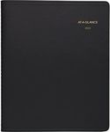 AT-A-GLANCE 2023 Weekly Planner, Quarter-Hourly Appointment Book, 8-1/4" x 11", Large, Black (7095005)