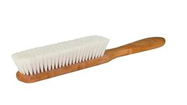 Redecker Goat Hair Book Dust Brush with Oiled Pearwood Handle, 10-1/4-Inches