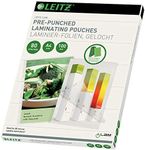 Leitz iLAM 80 Microns A4 Pre-Punched Laminating Pouches (Pack of 100)