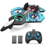 Foam Remote Control Airplane, RC Drone for Kids, RC Airplane Fighter Jet with Light, 360°Flip, Stunt Roll, Airplane Toy Gifts for Beginners Kids Boys Girls Adults