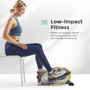 Sunny Health Smart Under Desk Elliptical – Compact Fitness Machine