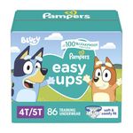 Pampers Potty Training Underwear for Toddlers, Easy Ups Diapers, Training Pants for Boys and Girls, Size 6 (4T-5T), 86 Count, Giant Pack