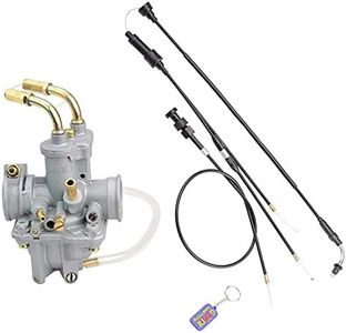 GOOFIT Carburetor Throttle Choke Cable Kit Replacement for PY50 QT50 PW5 Pocket Bike Dirt Bike Motorcycle
