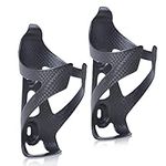 ThinkTop 2 Pack Ultra-Light Full Carbon Fiber Bicycle Bike Drink Water Bottle Cage Holder Brackets for Road Bike MTB Cycling