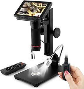 Andonstar 5 inch Screen 1080P Digital Microscope HDMI Microscope for Circuit Board Repair Soldering Tool ADSM302