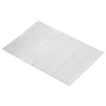 PATIKIL 11.8" L x 7.9" W Perforated Metal Sheets, 16Ga 0.12" Hole 304 Stainless Steel Mesh Stagger Expanded Perforated Metal Plate for Ventilation Filtration