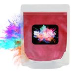 OWLKELA 100g (3.5 oz) Glitter Mica Powder - Pigment Cosmetic Epoxy Resin Dye for Soap/Candle Making, Epoxy Resin Art, Acrylic Nail Paint, Bath Bombs, Fine Arts, Lip Gloss - 10 Color Available - Red