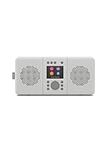 Pure Elan Connect+ All-In-One Stereo Internet Radio with DAB+ and Bluetooth 5.0 (DAB/DAB+ & FM radio, Internet Radio, TFT Display, Music Streaming, Podcasts, Mains and Battery Powered) Stone Grey