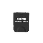 Ruitroliker 128MB Memory Card Compatible for Wii GameCube NGC GC console Black