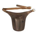 Hide & Drink, Thick Leather Florist Tool Belt, Farmer Tool Pouch, Gardener & Landscaper Tool Belt, Handmade :: Bourbon Brown