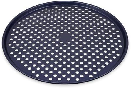 Zyliss Durable Non-Stick Pizza Tray | Carbon Steel | Dark Blue | Pizza Tray/Bakeware | Dishwasher Safe | 5 Year Guarantee…