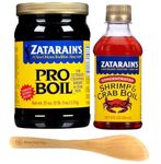 Zatarain's Shrimp and Crab Boil, Complete Pro Boil 53 Ounce and Concentrated 8 Ounce (Pack of 2) - with Make Your Day Mini Spatula